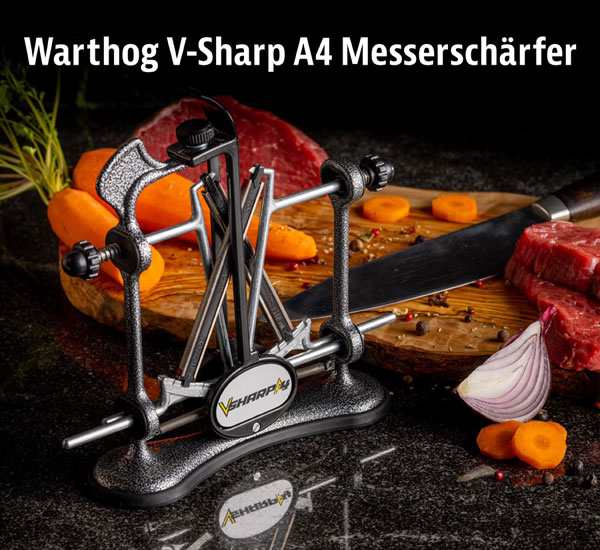 Warthog V-Sharp A4 Messersch�rfer, Anthrazit