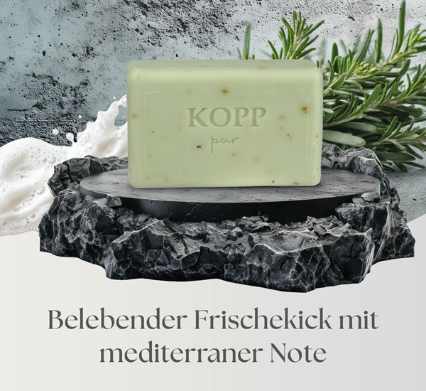  Kopp pur Rosmarin Gesichts- und K�rperseife 