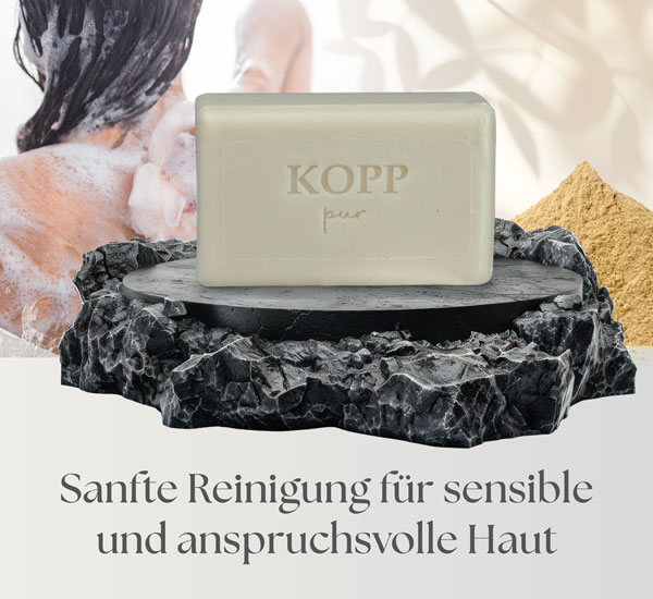  Kopp pur Heilerde Gesichts- und K�rperseife 