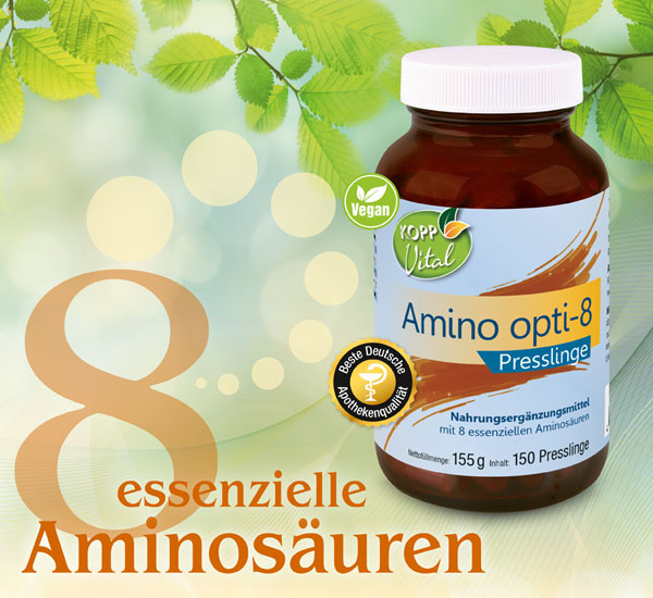Kopp Vital �  Amino opti-8 Presslinge - vegan - Master Amino Acid Pattern (MAP)
