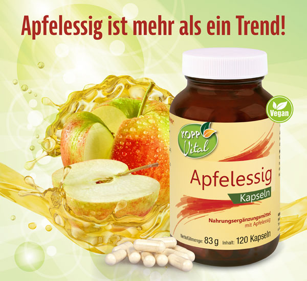 Kopp Vital �  Apfelessig / 570 mg / 120 Kapseln