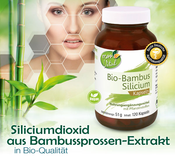 Kopp Vital �  Bio-Bambus Silicium / 120 Kapseln
