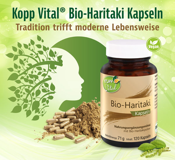 Kopp Vital �  Bio-Haritaki / 500 mg / 120 Kapseln