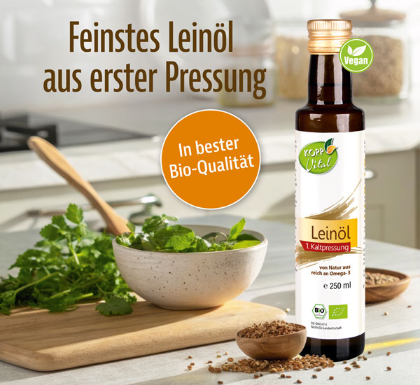 Kopp Vital �  Bio-Lein�l - vegan