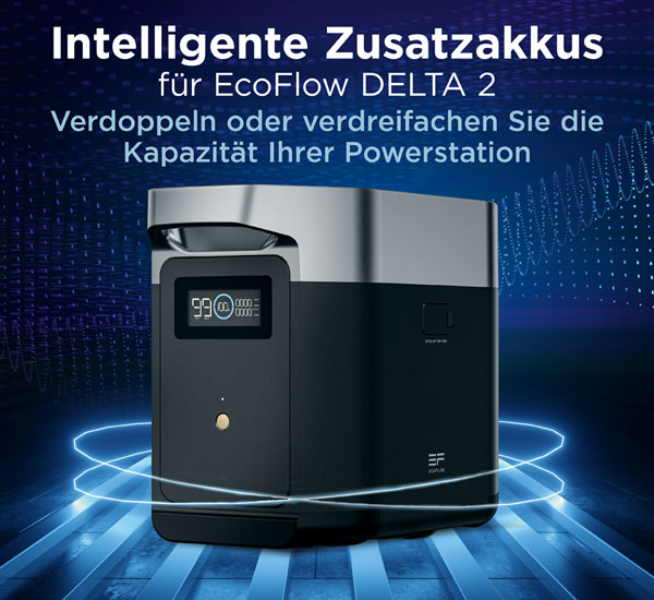 EcoFlow DELTA 2 Zusatzakku&nbsp;1024 Wh
