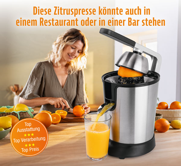 Elektrische Zitruspresse