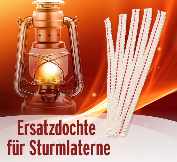 5er-Pack Ersatzdochte f�r Sturmlaterne