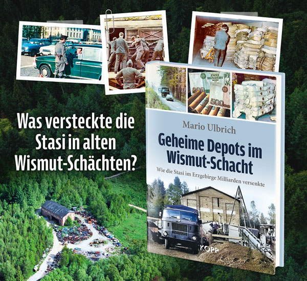Geheime Depots im Wismut-Schacht