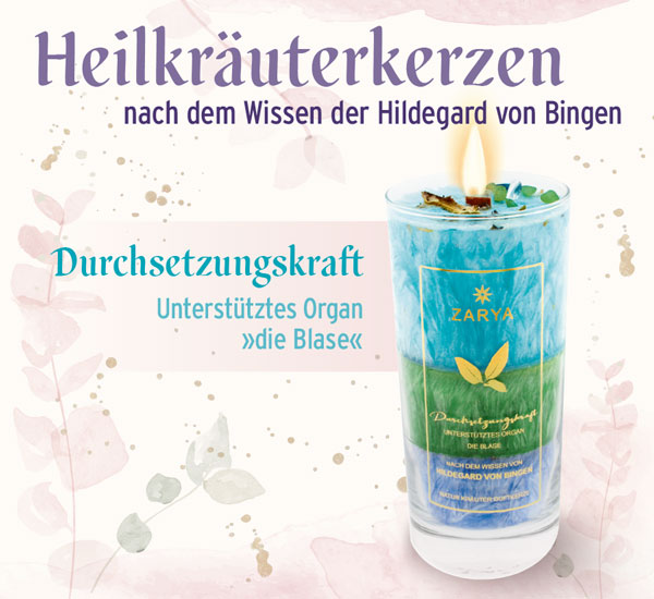 Heilkr�uterkerze �Durchsetzungskraft�