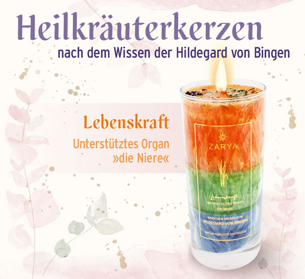 Heilkr�uterkerze �Lebenskraft�