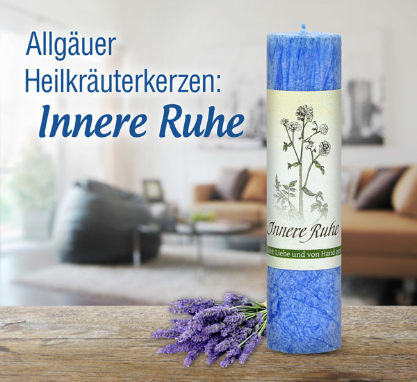 Allg�uer Heilkr�uter-Kerze �Innere Ruhe�