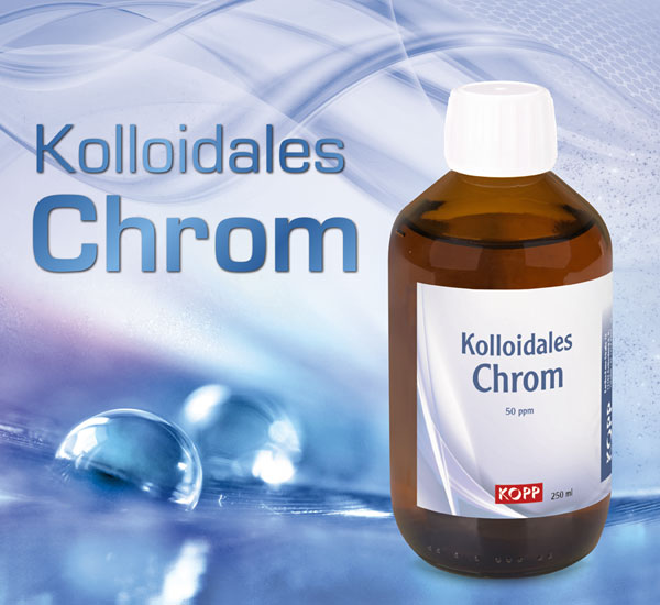 Kolloidales Chrom - Konzentration 50 ppm