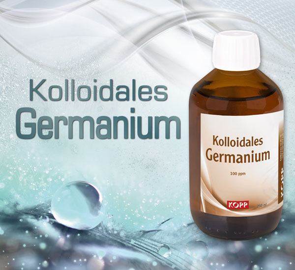 Kolloidales Germanium - Konzentration 100 ppm