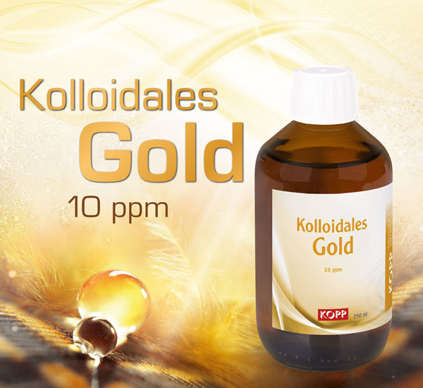 Kolloidales Gold - Konzentration 10 ppm
