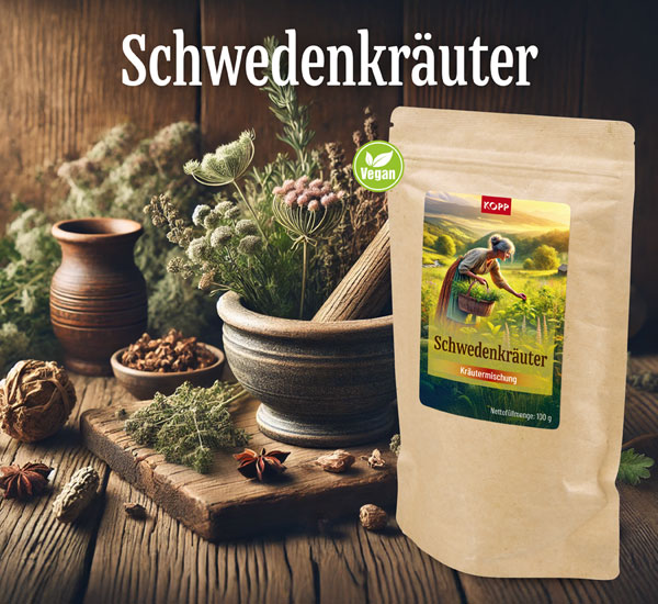 Kopp Schwedenkr�uter Ansatzmischung - mit Harzen, Wurzeln & Kr�utern f�r Schwedenbitter