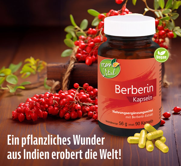 Kopp Vital �  Berberin / 500 mg / 90 Kapseln