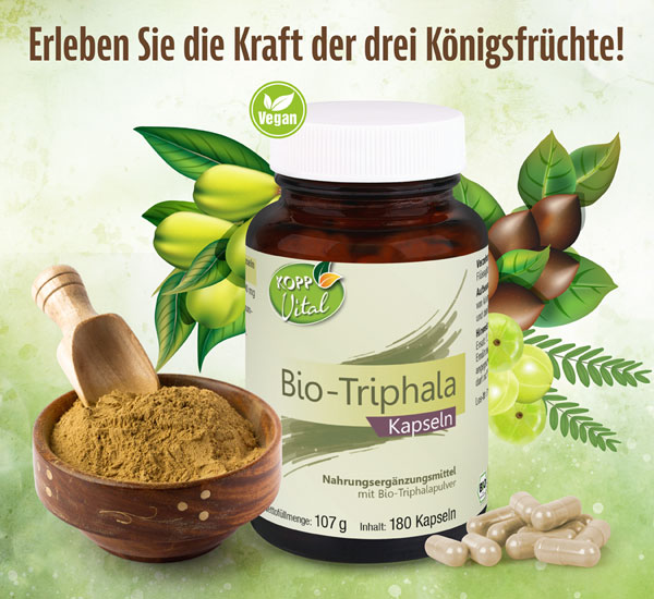 Kopp Vital �  Bio-Triphala / 500 mg / 180 Kapseln