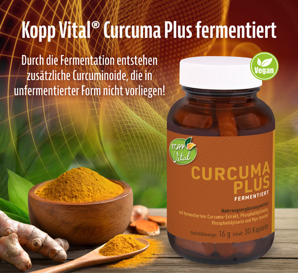 Kopp Vital �  Curcuma Plus fermentiert / 400 mg / 30 Kapseln