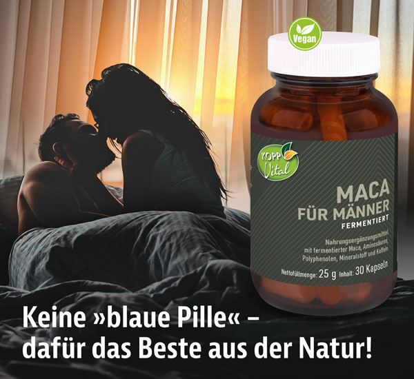 Kopp Vital �  Maca f�r M�nner fermentiert / 475 mg / 30 Kapseln