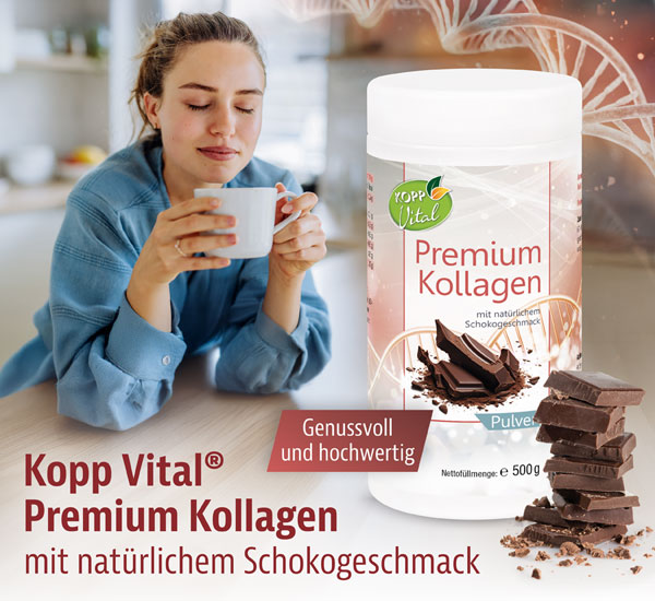 Kopp Vital �  Premium Kollagen mit nat�rlichem Schokogeschmack Pulver / 500 g