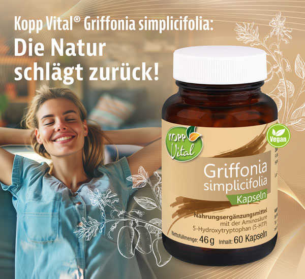 Kopp Vital �  Griffonia simplicifolia / 5-HTP / 600 mg / 60 Kapseln
