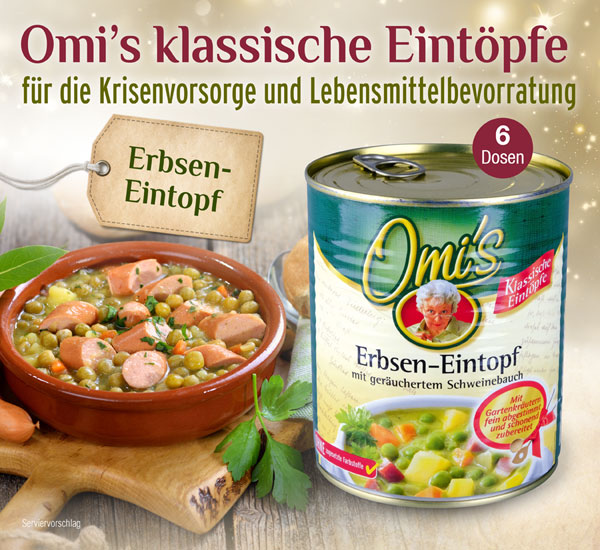 Omi�s klassischer Erbsen-Eintopf