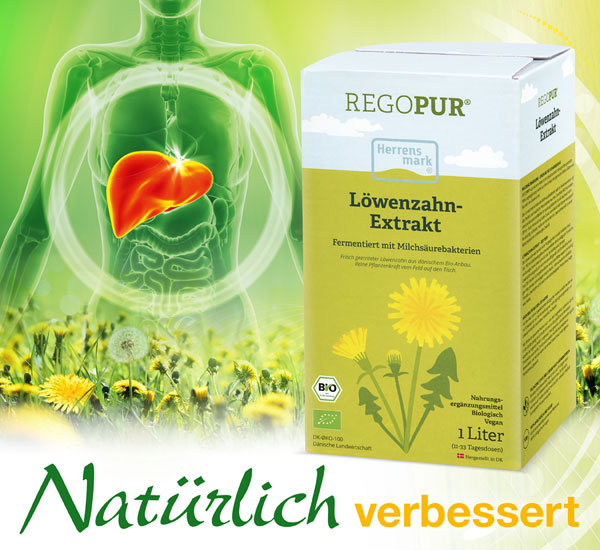 Herrensmark �  L�wenzahn-Extrakt mit Milchs�urebakterien Bio 1 Liter / vegan / fermentiert