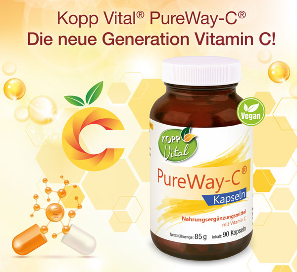 Kopp Vital �  PureWay-C �  Kapseln / 750 mg Vitamin C / Hochdosiert / Schnelle Resorption / Vegan  Mindesten