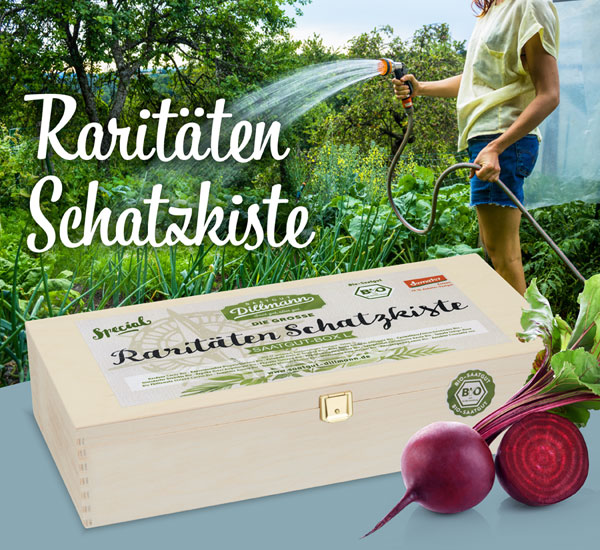 Die gro�e Rarit�ten-Schatzkiste Saatgut-Box Bio