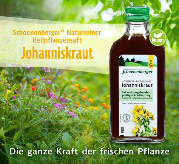 Schoenenberger Naturreiner Heilpflanzensaft - Johanniskraut