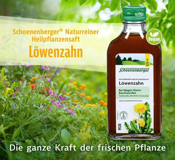 Schoenenberger �  Naturreiner Heilpflanzensaft L�wenzahn