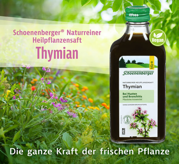 Schoenenberger �  Naturreiner Heilpflanzensaft Thymian