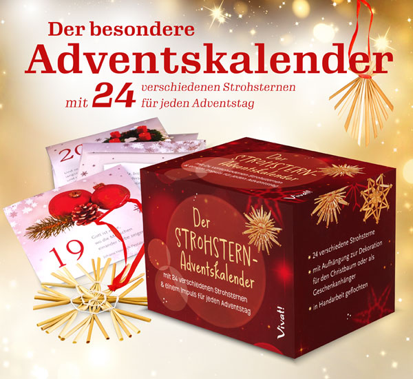 Der Strohsterne-Adventskalender
