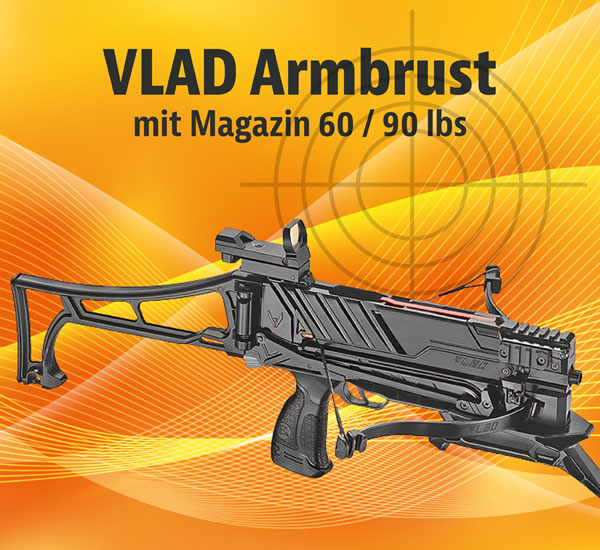 VLAD Armbrust mit Magazin 60 / 90 lbs