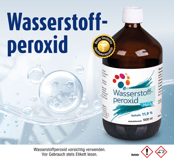 Wasserstoffperoxid 11,9 % (Ph. Eur.) / H2O2 laborgepr�ft / Phosphatfrei stabilisiert