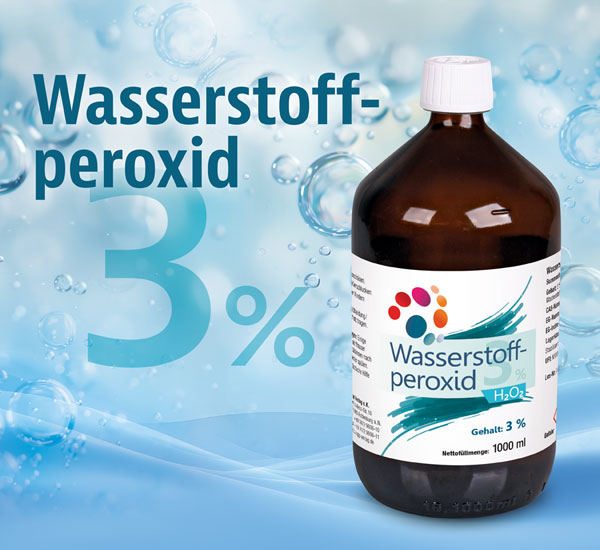 Wasserstoffperoxid 3 % (Ph. Eur.) / H2O2 laborgepr�ft / Phosphatfrei stabilisiert