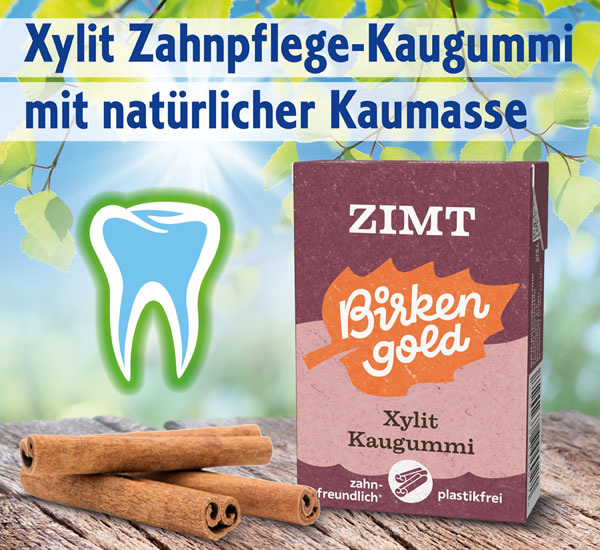 Birkengold �  Xylit-Kaugummi Zimt