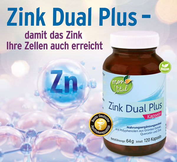 Kopp Vital �  Zink Dual Plus / 10 mg / 120 Kapseln
