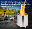 Feuertonne Midi aus Edelstahl_small_zusatz
