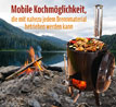 Gulaschkanone/Eintopfofen / emailliert / 15 Liter / mobile Kochm�glichkeit / plus Pfanne (9 Liter) und Grillrost_small_zusatz