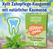 Birkengold �  Xylit-Kaugummi Gr�ne Minze_small_zusatz